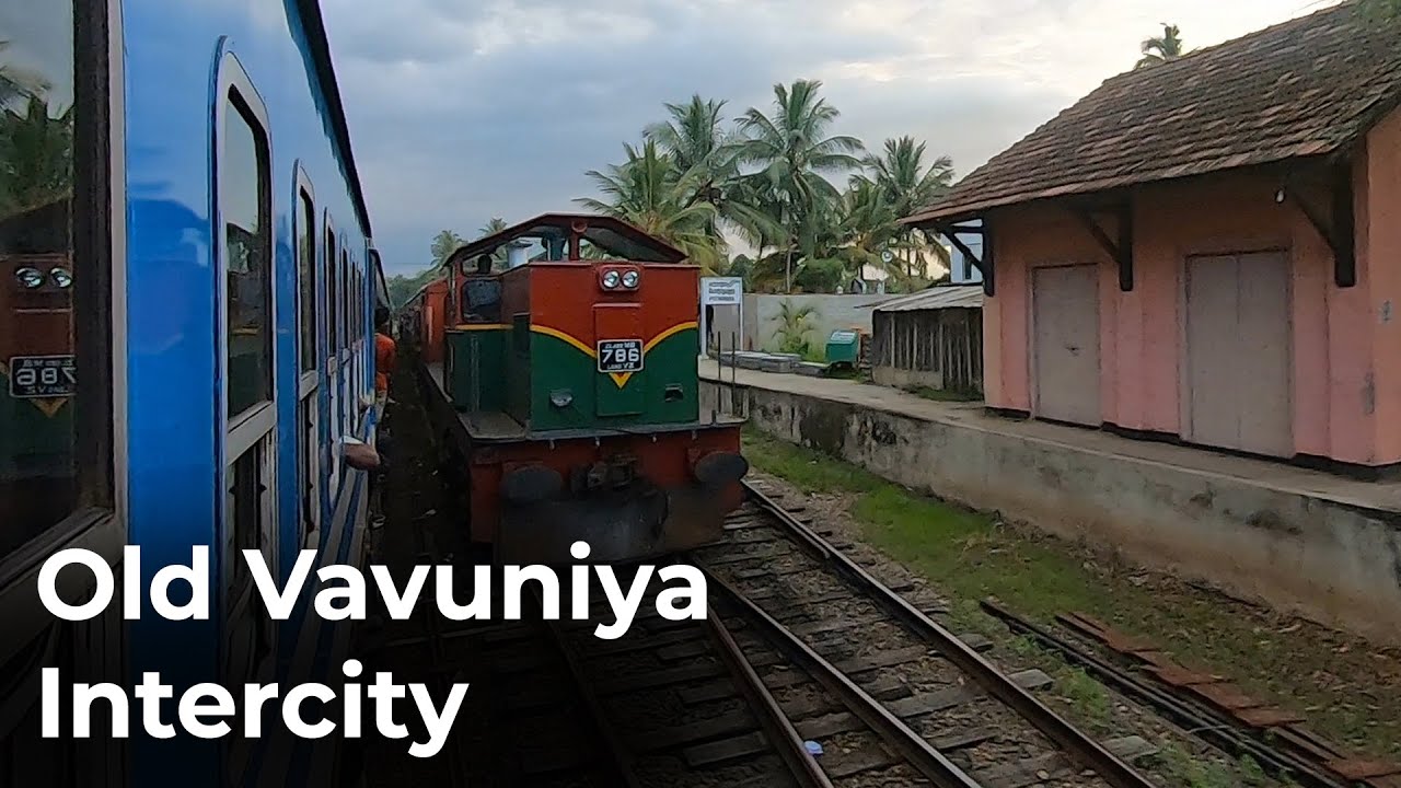 Old Vavuniya Intercity with German Class M6 in Sri Lanka Railways YouTube