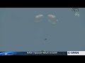 NASA SpaceX Dragon Crew Return to Earth & Splashdown