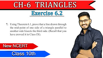 Class 10 || EX 6.2 Question 7 Chapter 6 Triangles || Maths NEW NCERT RAJEEV SIR ||