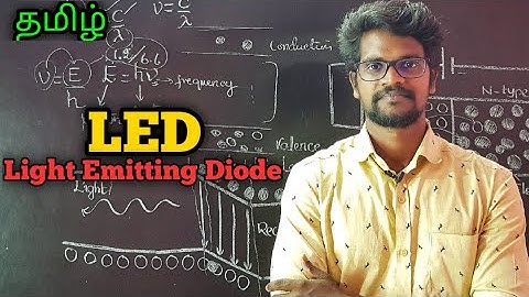 Optoelectronic|Device|LED|Light|Emitting|Diode|Physics 12|Tamil|MurugaMP
