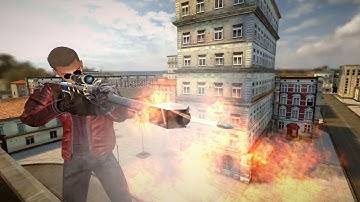 SNIPER 3D ASSASIN WALKTHROUGH GAMEPLAY  PART 10| GUNSHIP BATTLE | SHOOT TO KILL | ANDROID, IOS