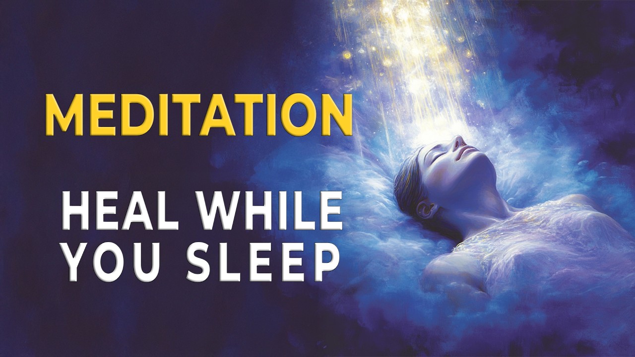Deep Sleep Meditation: Healing Light Energy to Relax, Release Worries and Sleep Peacefully 🌙✨