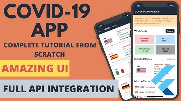 COVID 19 App | Flutter App Tutorial | Flutter UI