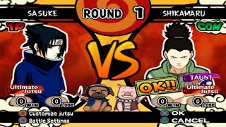 Download lagu Sasuke VS Shikamaru (Clássico) (INSANE) - Naruto Shippuden Ultimate Ninja 4