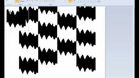 Tessellations using paint