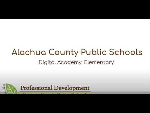 Alachua County Digital Academy: Elementary Canvas