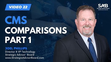 CMS Comparisons Part 1 - The Ultimate Tech Talk with Joel Phillips | Video 22