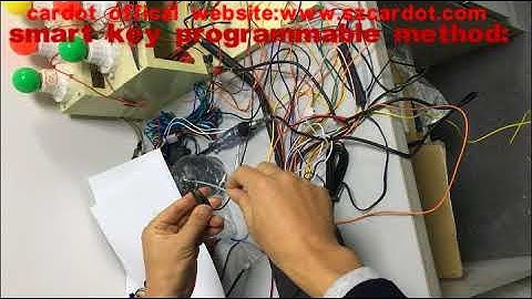 cardot smart car alarm remote control program method video demostration