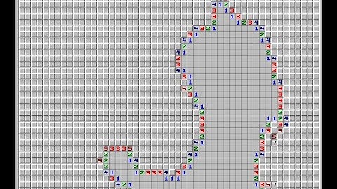Bad Apple on Minesweeper