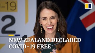 PM Jacinda Ardern dances for joy as New Zealand lifts lockdown after coronavirus 'eliminated'