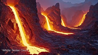 π₯LAVA Flows | 3 HOURS of Intense Fiery NATURE Sounds for Relaxation & Focus π₯