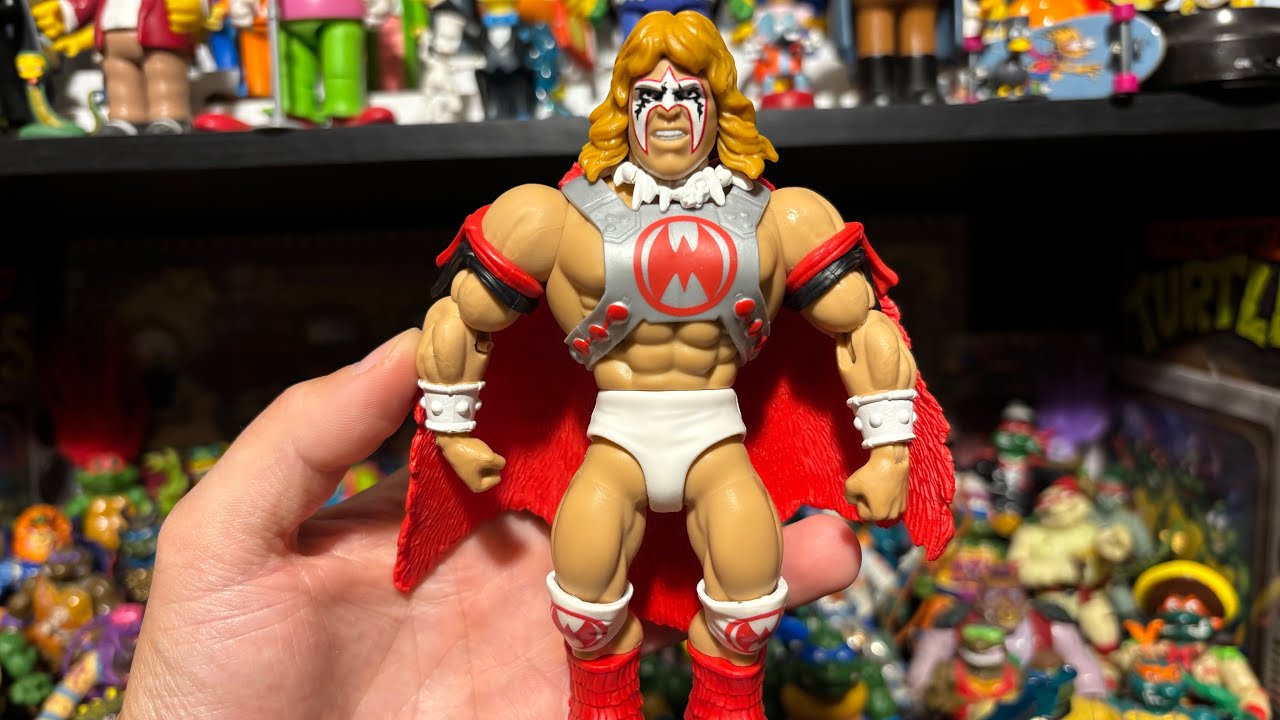 Ultimate Warrior Masters Of The WWE Universe Action Figure Review 