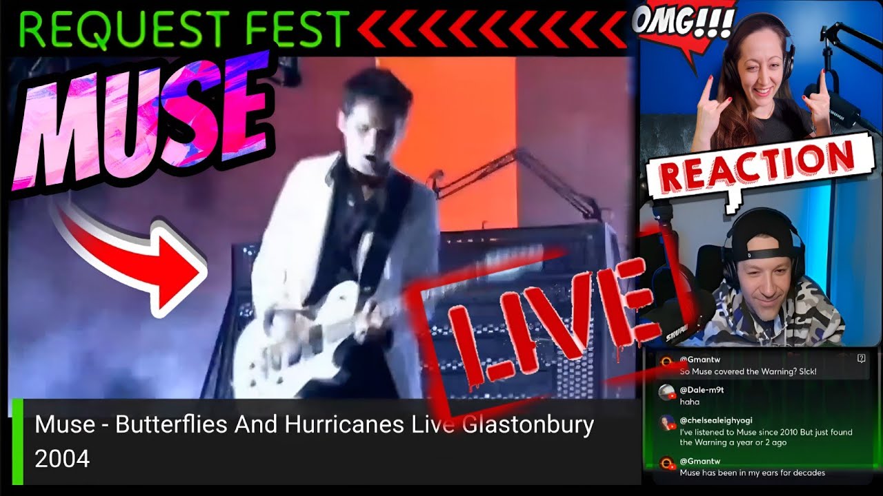 MUSE - BUTTERFLIES & HURRICANES & MADNESS LIVE [DOUBLE REACTION]