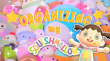 organizing my ENTIRE Squishmallow collection because i can