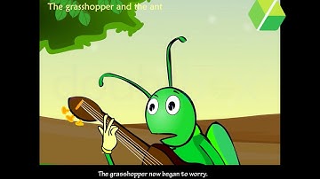 The Grasshopper and the Ant || English Moral Story || Class 2 || doubtbox