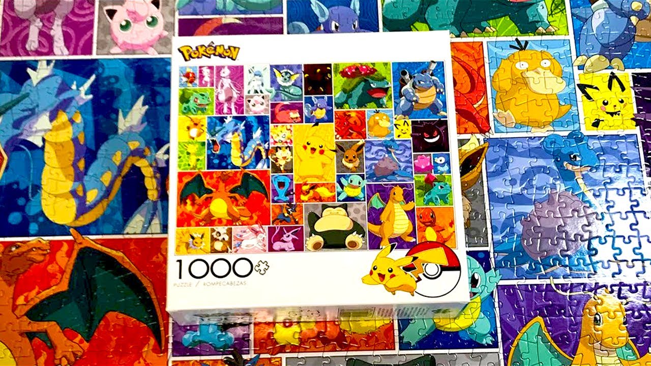 Time-lapse Jigsaw Puzzle - Pokemon - 1000 Pieces 
