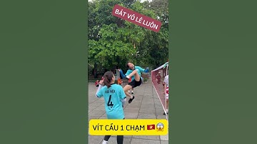 Bắt Vô Lê 1 Chạm luôn ae thấy sao? #dacau #jianzi #shuttlecock #plumfoot #đácầu #federfussball #毽子