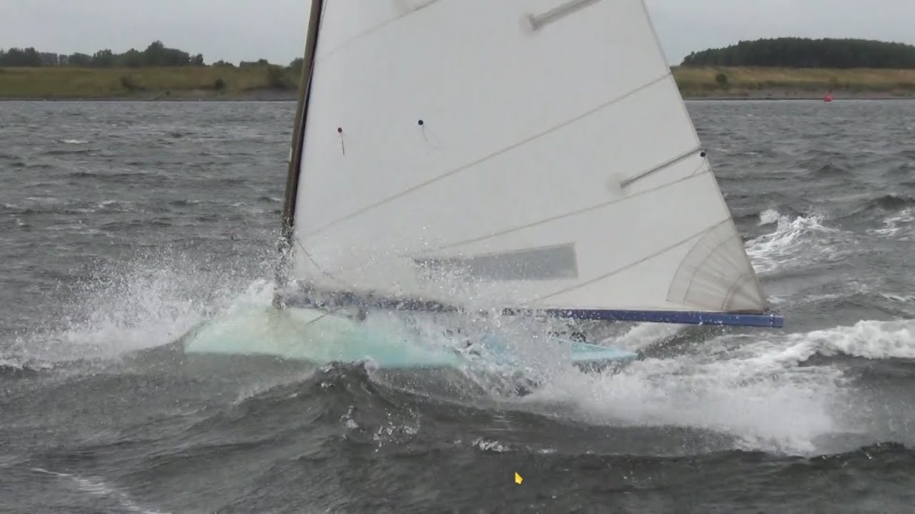 Fast Europe dinghy sailing and crashing YouTube