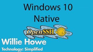 Windows 10 OpenSSH Client