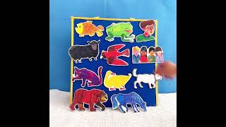 Brown Bear Felt Story Set for Interactive Storytime | Fun Classroom Felt Board Activity #storytime