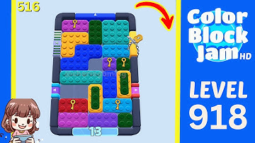 Color Block Jam Level 516 (918) Solution Walkthrough