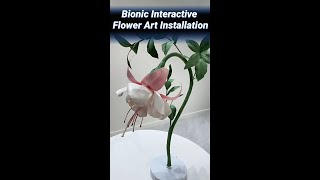 Bionic Interactive Flower Art Installation | Stunning Interactive Installations Experience