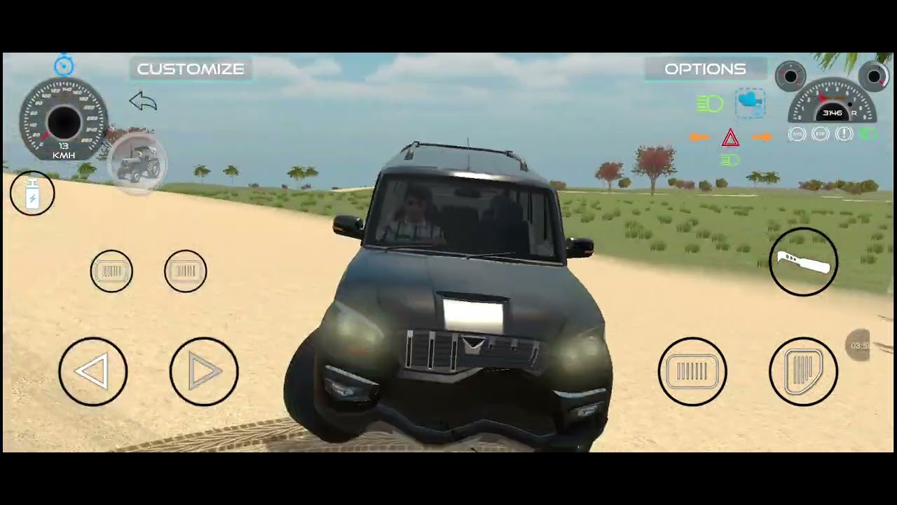 Mahindra Scorpio s11 classic new black queen 💫💥 game play funny video new ll 2026 💥💫🖤