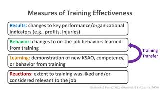 Training Evaluation