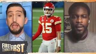 Chiefs' Super Bowl loss was on the offensive line, not QB Mahomes — Vick | NFL | FIRST THINGS FIRST