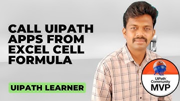 Call UiPath Apps from Excel Cell Formula | Send Excel Cell Data to UiPath APP | UiPath App Studio