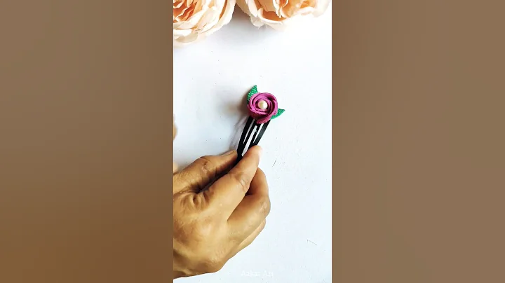 Eva Glitter Foam Sheet Rose Flower Making #shorts