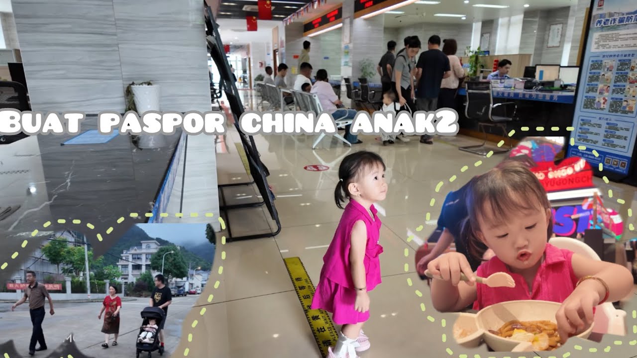 BUAT PASPOR CHINA 🇨🇳 ANAK2 , BANTU MAMA MERTUA 🇨🇳 MASAK MAKAN MALAM ❤️