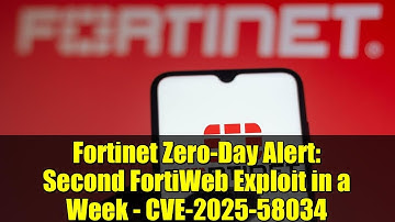 Fortinet Zero-Day Alert: Second FortiWeb Exploit in a Week - CVE-2025-58034