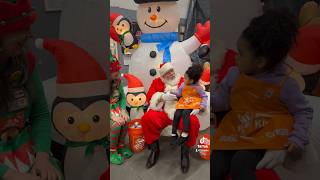 Reminder to go to Home Depot(& Lowes) free kid workshops this holiday season! We also saw SANTA!🎅🏼