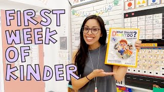 FIRST WEEK OF SCHOOL 2021: Full week of kindergarten teacher vlog!