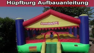 Hüpfburg aufbauen & abbauen - Anleitung / Hüpfburg Aufbau & Abbau / Hüpfburg aufblasen