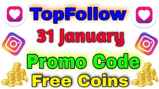 31 January Top Follow Promocode Today Top Follow Promo Code Top Follow Code Active Niraj