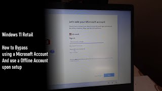 how to setup windows 11 without microsoft account