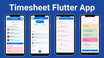 Timesheet App in Flutter | Employee Time Tracking & Management 2025