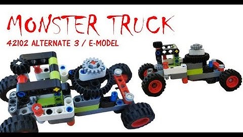 Lego Technic 42102 alternate 3/ E model - Monster Truck with FREE instructions!!