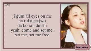 TWICE 'SET ME FREE' Karaoke