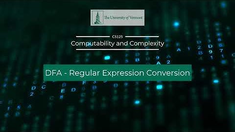 5.3 DFA to GNFA to Regular Expression