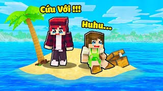 Tôi sinh tồn với 0.5 Máu trên Đảo Hoang Minecraft