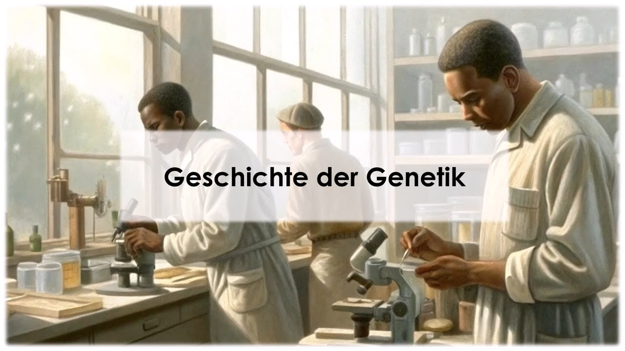 Die Geschichte der Genetik (einfach und kurz erklärt)