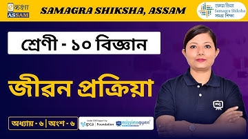 Class 10 Science | জীৱন প্ৰক্ৰিয়া | Chapter 6 Part 06 | Ekaksha Assam