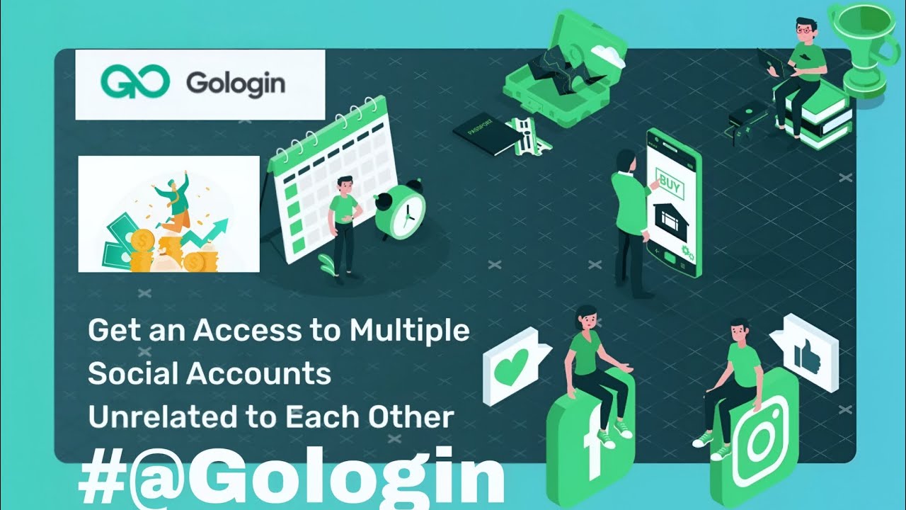 Use Go.login for multi accountings | | #@Gologin - YouTube