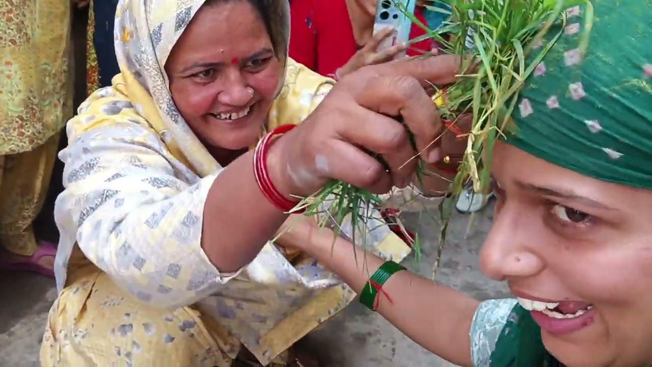 कृष्ण की बेटी बान बान और तेल चढ़ाया ##