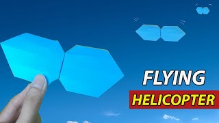 Best Paper Helicopter | How to make a paper helicopter that's easy to fly