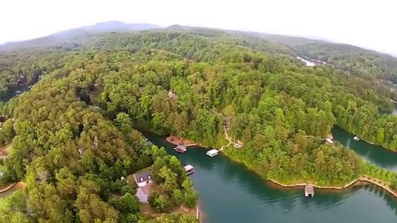 Flying over Lake Keowee YouTube