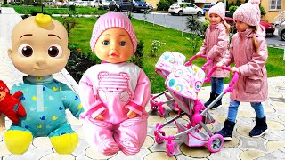 Куклы Беби Бон и Сборник видео для детей Как Мама | Kids Arina and Xenia play with baby doll